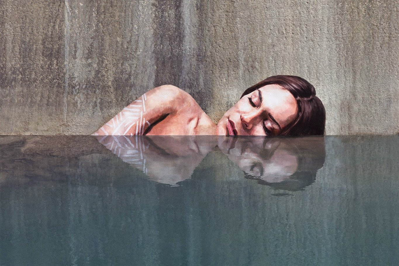 The eye-catching water based murals and installations